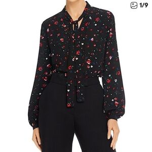 Derek Lam Evadne Floral Blouse Size 4